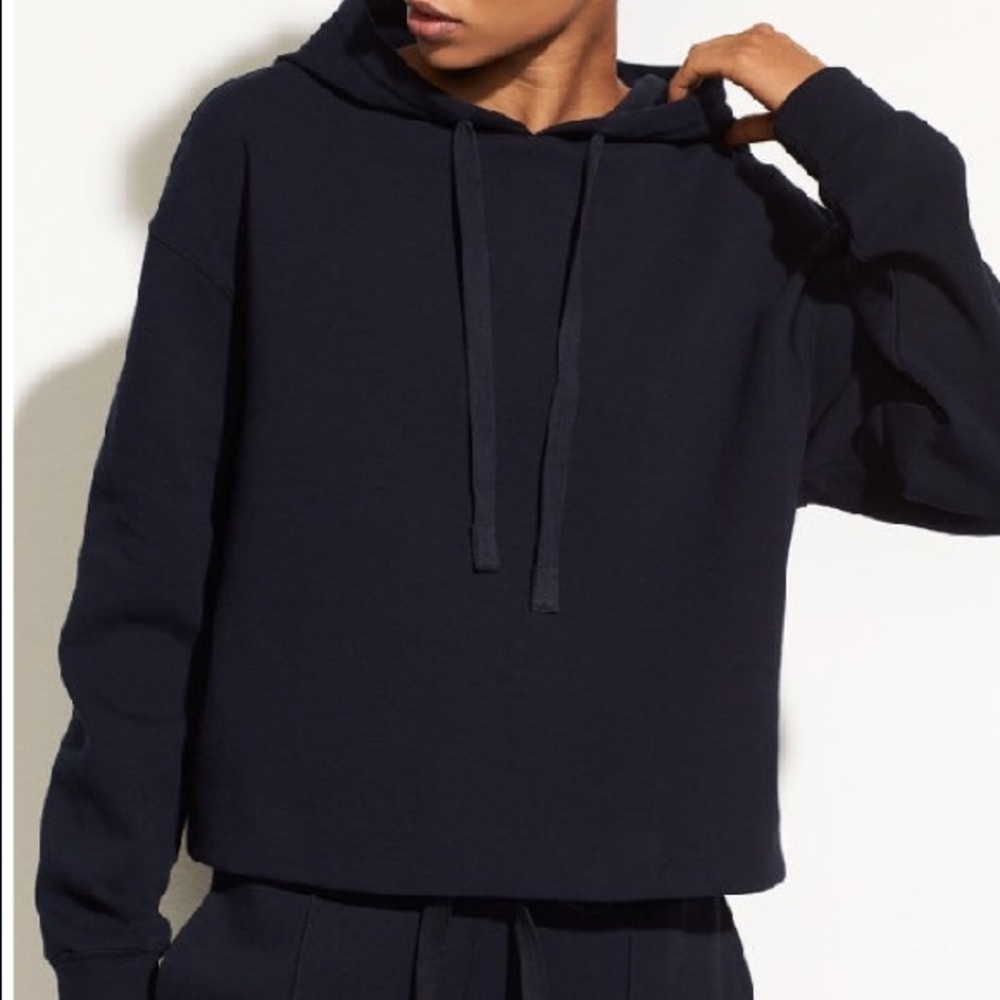 Vince coastal blue large cinch hoodie nwt